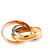 Anillo Cartier Trinity MM #49 - vista 4
