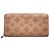 Louis Vuitton Zippy Wallet aus rosa Mahina-Leder