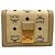 Cartera MCM Tracy Visetos Plegable Beige