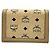 Cartera MCM Tracy Visetos Plegable Beige - vista 2