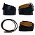 Bracciale Loewe in pelle nero e argento - vista 2