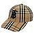Cappellino da baseball Burberry da uomo in cotone beige