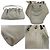 Borsa Tote Salvatore Ferragamo in pelle grigia - vista 5