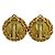 Boucles d'oreilles clips Chanel Gold - vue 3