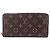 Carteira Zippy Louis Vuitton Monogram Brown