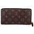 Carteira Zippy Louis Vuitton Monogram Brown - vista 2