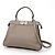 Fendi Peekaboo I See You Medium Handtasche aus grauem Leder