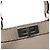 Fendi Peekaboo I See You Medium Handtasche aus grauem Leder - Ansicht 5