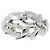 Autre Marque Anello Tiffany & Co. Forge Link in Argento 925 - vista 2