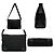 Bolsa de Ombro Gucci GG Canvas Black - vista 2