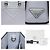 Prada Schultertasche aus grauem Leder - Ansicht 4
