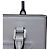 Prada Schultertasche aus grauem Leder - Ansicht 8