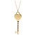 Pendente Chiave Cuore Tiffany & Co. Oro Rosa 18K con Diamanti Medium - vista 3