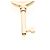 Pendente Chiave Cuore Tiffany & Co. Oro Rosa 18K con Diamanti Medium - vista 6