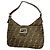 Bolsa de Ombro Fendi Zucca em Nylon e Canvas