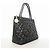Saco Tote Chanel em couro de bezerro grão preto - vista 2