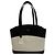 Borsa Tote Salvatore Ferragamo in tela e pelle nera