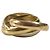 Anello Cartier Trinity Logo Triple Band in Oro 18K - vista 2