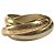 Anello Cartier Trinity Logo Triple Band in Oro 18K - vista 8