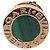 Bulgari Orecchini a lobo Bvlgari in oro 18K con malachite - vista 3