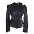 Valentino Lammlederjacke mit Rosenmotiv