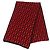 Fendi FF Logo Zucca Pattern Wool Scarf