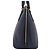 Sac à main PRADA cuir Safiano Navy Gold - vue 3