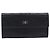 Mademoiselle Portafoglio lungo CHANEL 2.55 Matelassé in pelle nera con CC argento - vista 13