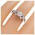 Cartier Ballerina Ring aus Platin Größe 9 - Ansicht 5