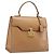 Gucci Vintage Lady Lock Top Handle Leather Medium