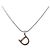 Pendente in metallo logo D Christian Dior - vista 3