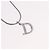 Pendente in metallo logo D Christian Dior - vista 4