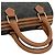 Borsa Boston Céline Marrone in Pelle e PVC - vista 8