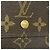 Carteira Louis Vuitton castanha tri-fold - vista 8