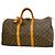Keepall Borsa Boston Louis Vuitton Marrone