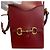 Borsa a tracolla Gucci Horsebit in pelle rossa - vista 8