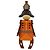 Hermès Charm Hermes Fireworks in pelle Epsom Orange - vista 6