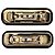 Set di fermagli per capelli Miu Miu Black Barrette Hairpin Set - vista 2