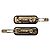 Set di fermagli per capelli Miu Miu Black Barrette Hairpin Set - vista 3