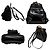Mini mochila Gucci preta de nylon e couro - vista 2