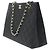 Chanel Vintage CC Chain Quilted Canvas Medium - vista 3