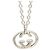 Colgante de eslabones de cadena Interlocking G grabado Gucci Sterling Silver Large - vista 3