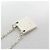 Placca Logo Gucci in Argento Sterling - vista 6