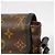 Borsa a tracolla Louis Vuitton Monogram Macassar Bass MM - vista 8