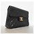 Chanel Schultertasche aus schwarzem Lammleder - Ansicht 2