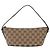 Gucci Web Boat Pochette GG Canvas and Leather Small