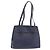 Borsa Tote Loewe in pelle blu navy - vista 2