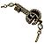 Bracciale con ciondolo motivo Double G e chiave GUCCI - vista 4