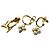 Louis Vuitton Floragram Ohrringe Set aus 3