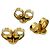 Louis Vuitton Floragram Ohrringe Set aus 3 - Ansicht 8